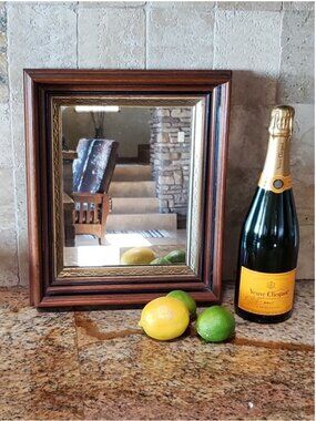 Federalist-Era Antique Mirror in Wood Frame